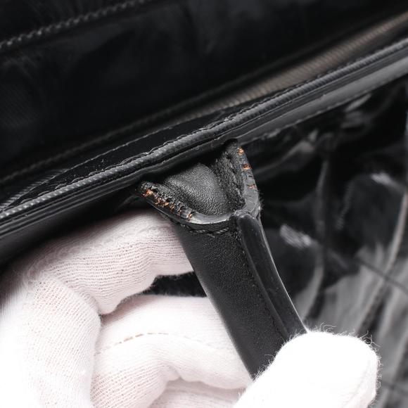 Chanel Matelasse Tote Bag Canvas Leather Black - Picture 5 of 10